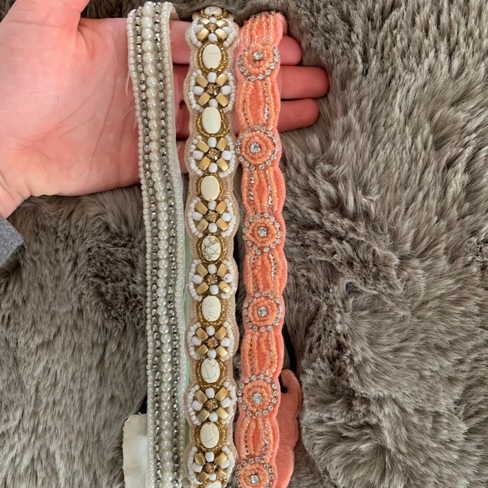 Francesca’s Rhinestone & Pearl Headbands